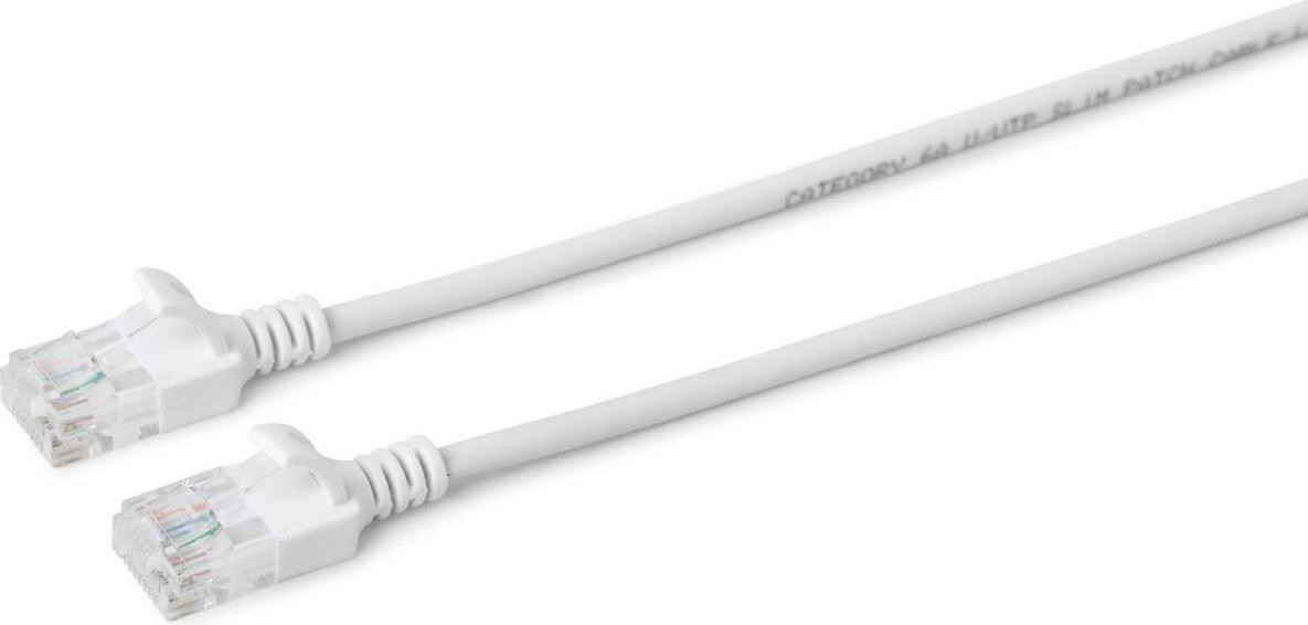 MicroConnect V-UTP6A03W-SLIM Cat6a U/UTP Netwerkkabel, 3 meter, Wit