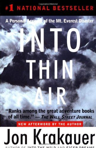 Jon Krakauer - Into Thin Air: A Personal Account of the Mt. Everest Disaster - Preis vom 09.10.2026 07:28:09 h