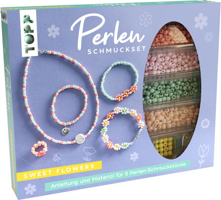 Perlen Schmuckset "Sweet Flowers"
