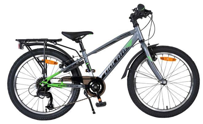 Volare Explorer Kinderfahrrad - 20 Zoll - 7 Gänge - Dunkelgrau