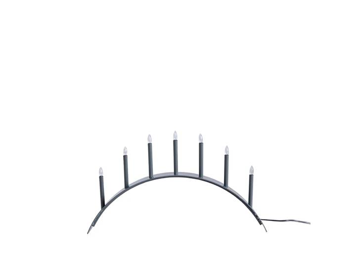 SMD Design Spica Bow 7 bougeoir de l’avent Gris