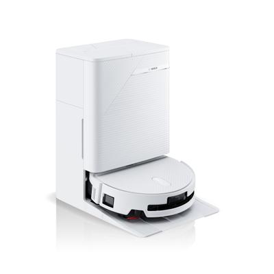 BOSCH Saugroboter "mit Wischfunktion Spotless 2 Advanced BCR2S2BX/BCR2S2WX", weiß (weiß (bcr2s2wx)), B:35,3cm H:9,5cm T:35,1cm, Saugroboter, ausfahrbare Wischrolle, 27.000 Pa Saugkraft, smarte Fleckenentfernung