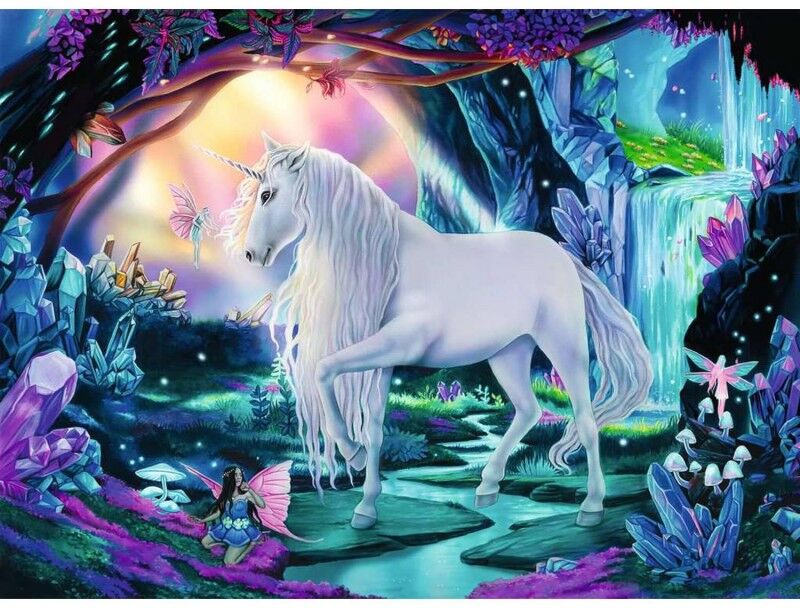 Ravensburger Puzzle 300 pièces XXL - Licorne de cristal