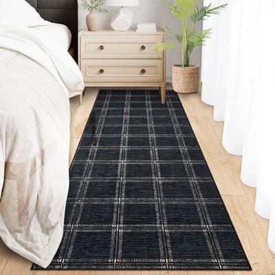 Garvee Modern Geometric Checkered Lattice Area Rug