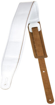 Levys "Amped Leather 3" WH" Weiß