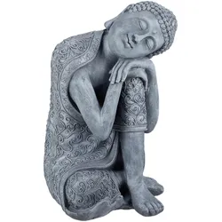 Relaxdays, Aussendekoration, Buddha Figur