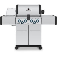 Gasgrill Regal S 490 IR edelstahl, mit Infrarot-Seitenbrenner und Heckbrenner