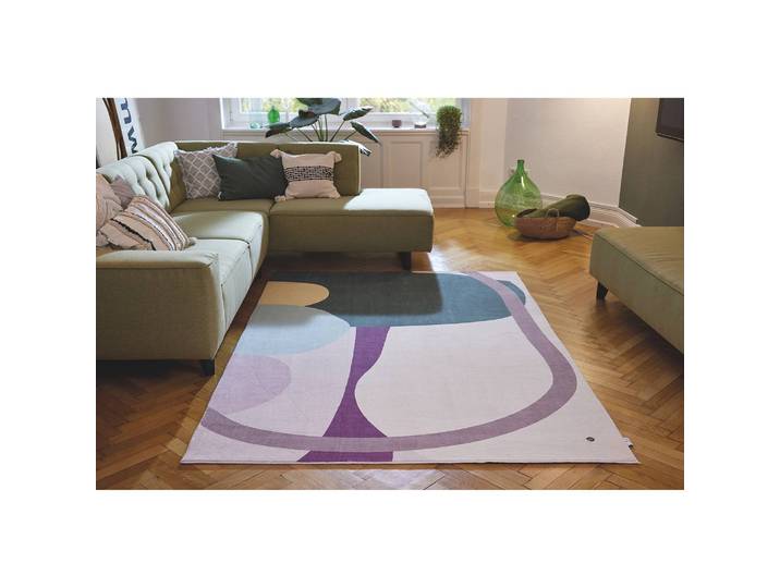 Tapis Shapes Four Vert 140 x 200cm Tissu