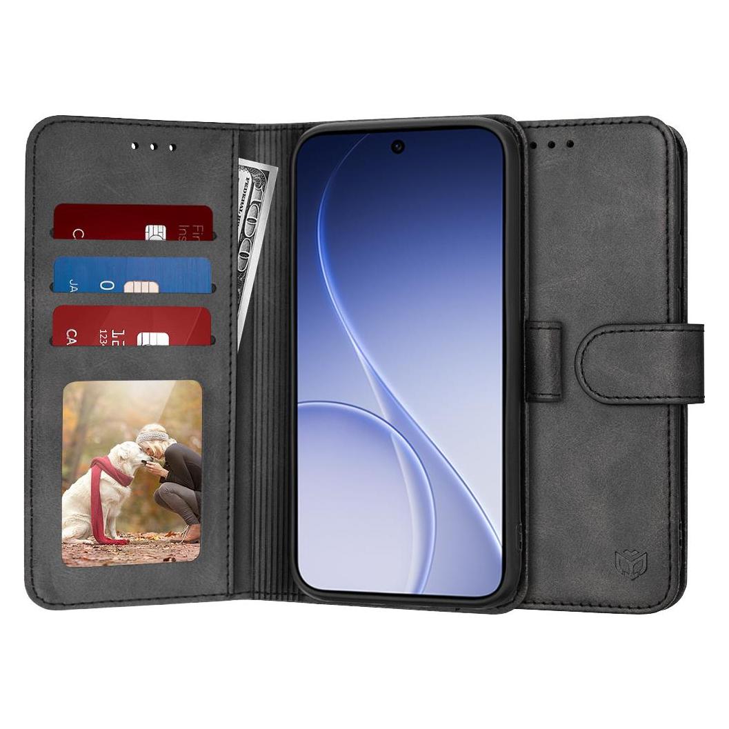 Techsuit - Diary Book - Oppo Reno 15F - Black (Oppo Reno 15) (65895385)