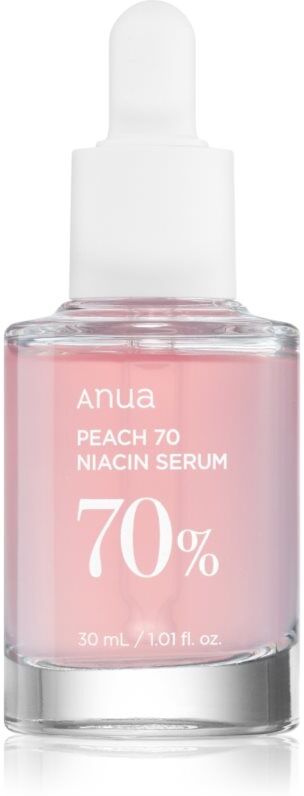 Anua Peach 70% Niacin Serum auffrischendes hydratisierendes Serum verfeinert Poren und Falten 30 ml