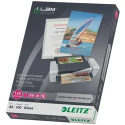 Leitz, Laminierfolie, Laminiertaschen (A5, 125 μm)