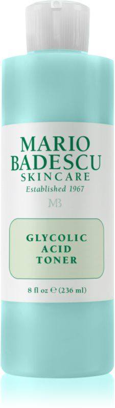 Mario Badescu Glycolic Acid Toner Hauttönung zur Reduktion von Alterserscheinungen für trockene und Mischhaut 236 ml