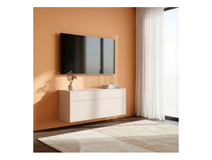 LeGer Home by Lena Gercke Lowboard Essentials, TV-Board, TV-Kommode, TV-Schrank, TV-Möbel, Breite: 111 cm, UV lackiert, Push-to-open-Funktion