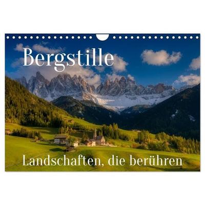 Bergstille - Landschaften, die berühren (Wandkalender 2027 DIN A4 quer), CALVENDO Monatskalender