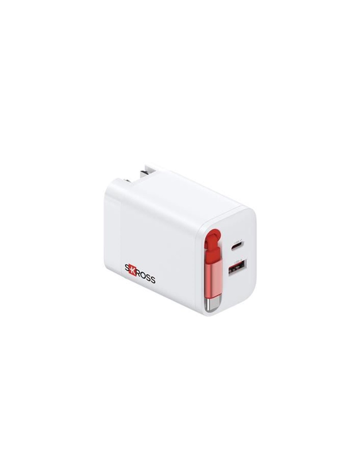 SKross Klip Roll Multihead 45W GaN UniCharger USB-A USB-C