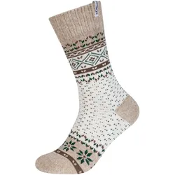s.Oliver Cosy Norwegian Crew Socken 8300 - sand melange 35-38