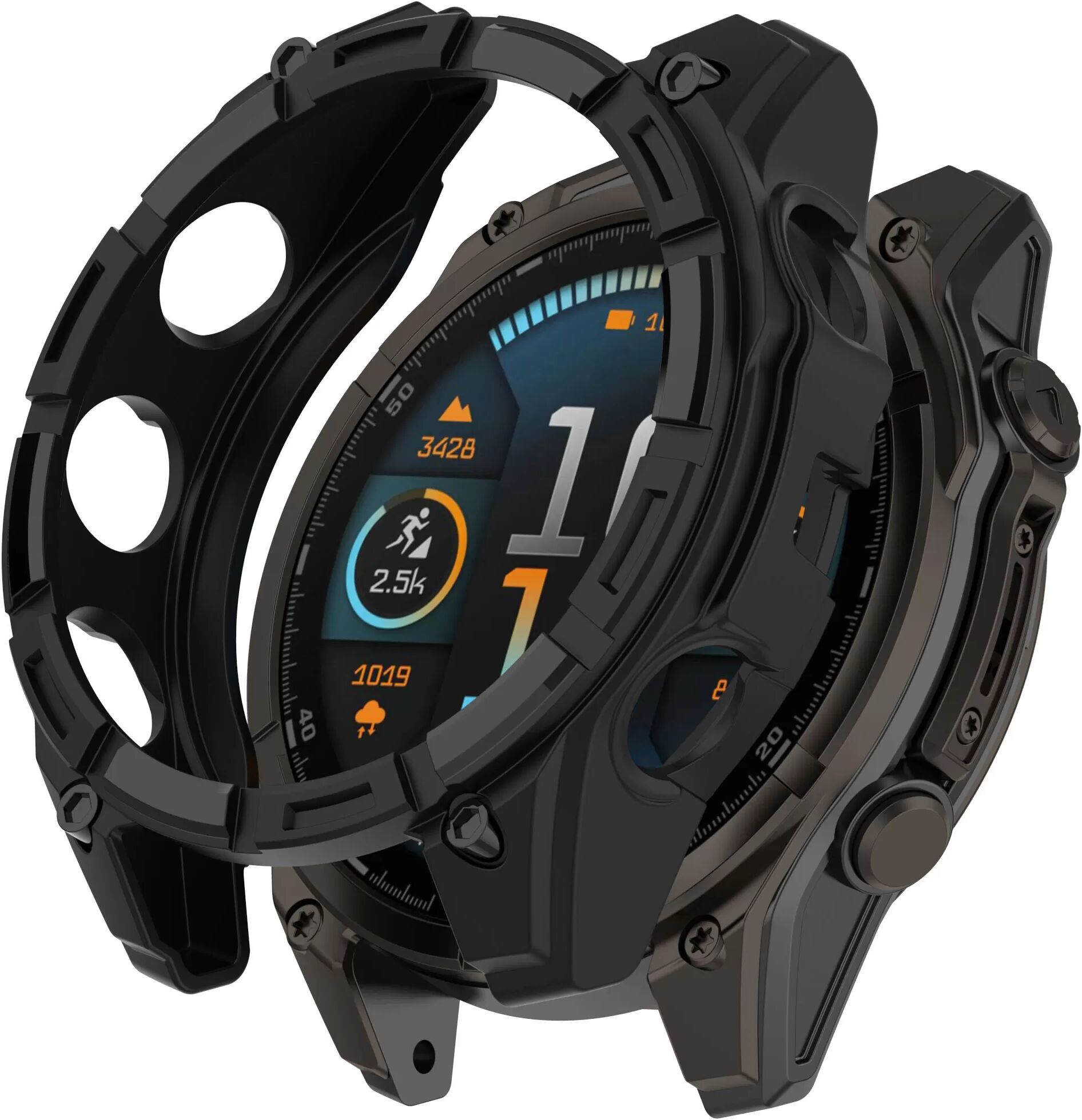 INF Garmin Fenix 8 47mm AMOLED Gehäuse - Schwarz