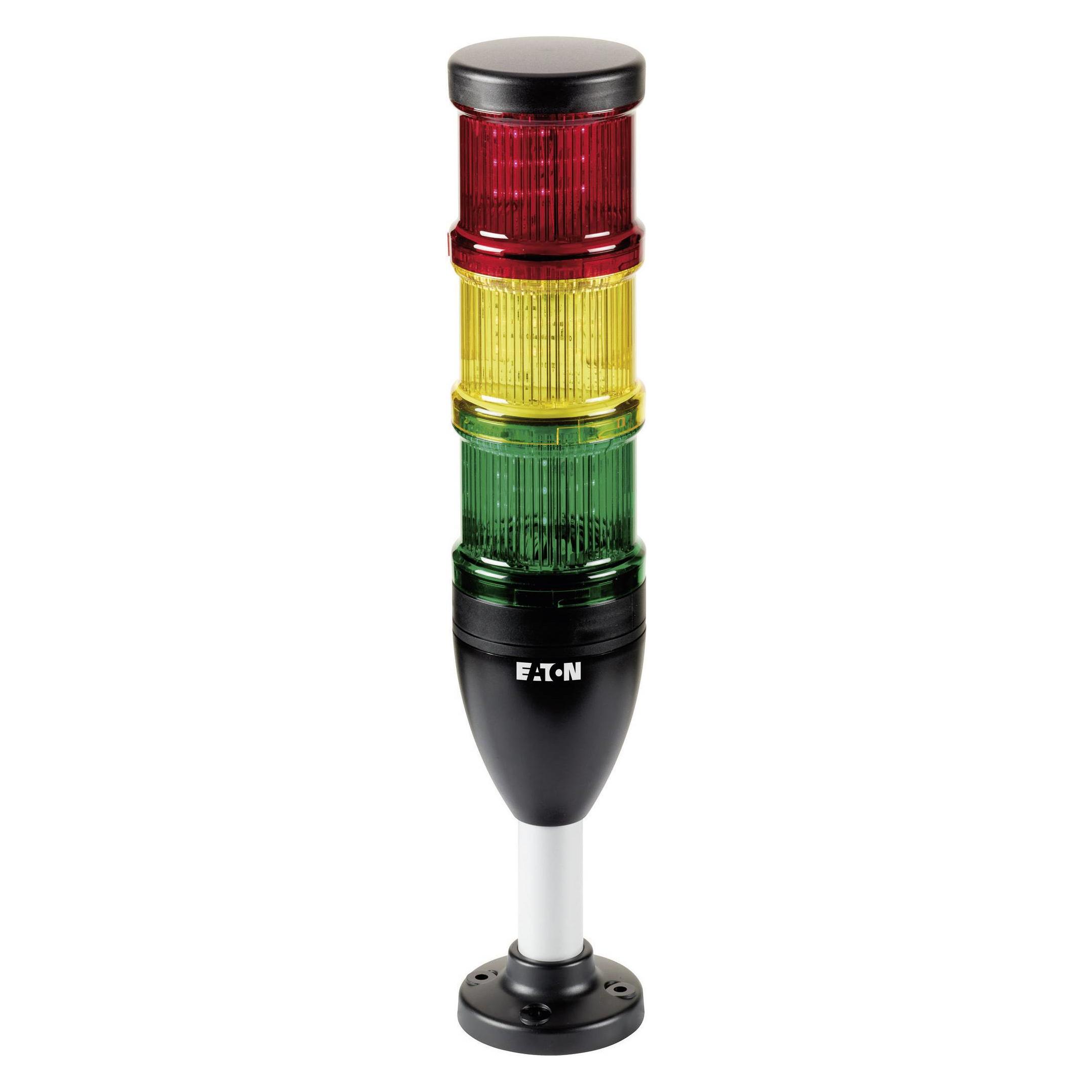 Eaton LED Signal Tower, Red/Yellow/Green, 24V (SL7-100-L-RYG-24LED)