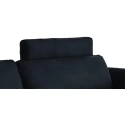 KOPFSTÜTZE MALTA Schwarz Webstoff