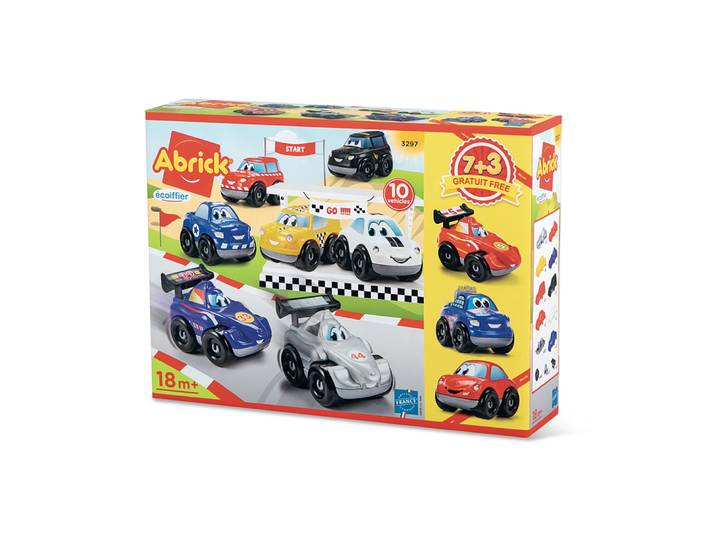 COFFRET 10 VEHICULES FAST CAR