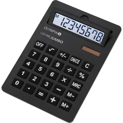 OLYMPIA LCD908 - Tischrechner, LCD 908 Jumbo, schwarz
