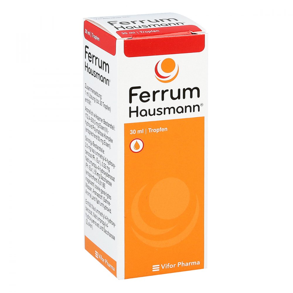 Vifor Pharma Deutschland GmbH Ferrum Hausmann 50mg Eisen/ml Lösung 02190861