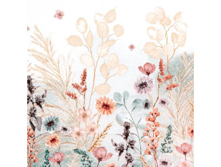 Servietten Mellow Flowers natural