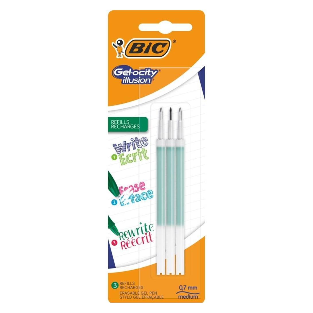 Bic Gelmine Gel-ocity Illusion 505382 gn 3St. (3x) (505382)