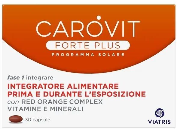Carovit Forte Plus Integratore Abbronzatura 30 Capsule