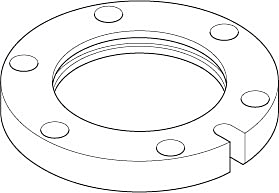 Dornbracht Flansch bodenanbindung 09301112190 roh