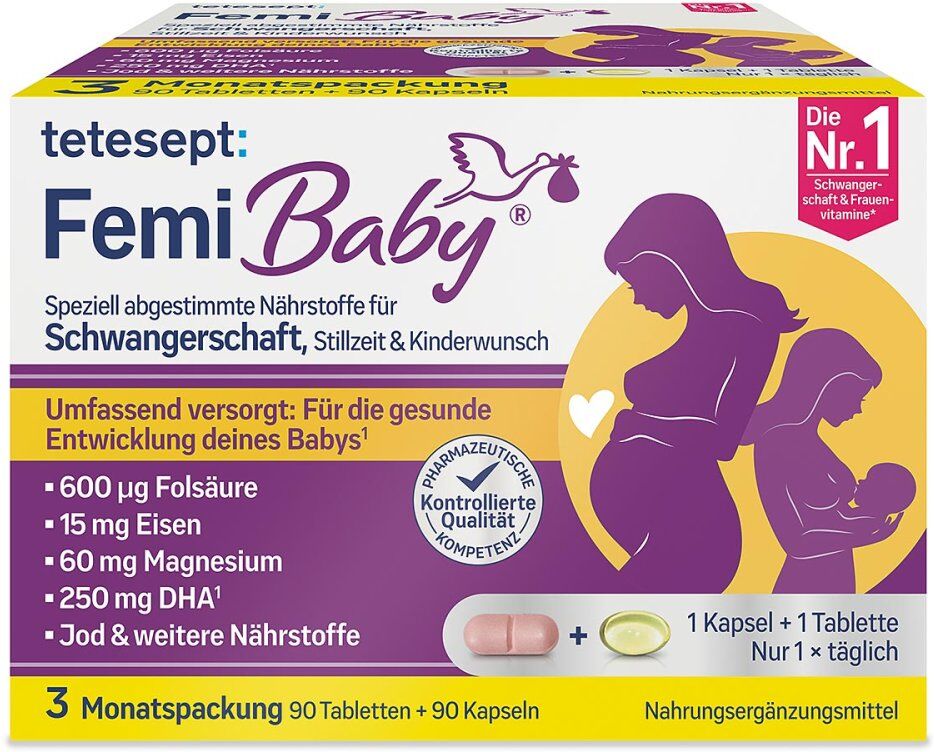 Tetesept Femi Baby Kapseln+Tabletten 2X90stk