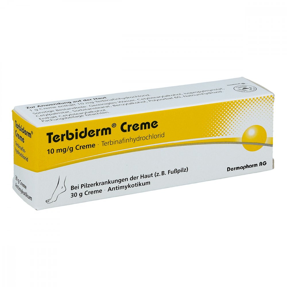 DERMAPHARM AG Terbiderm Creme 10mg/g 08877814