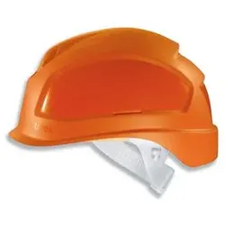 uvex pheos E-S Schutzhelm ohne Lüftung für Elektrikbereich - konvent. Innenausstattung - gekürztem S orange 51 cm - 61 cm - 9770221 - orange