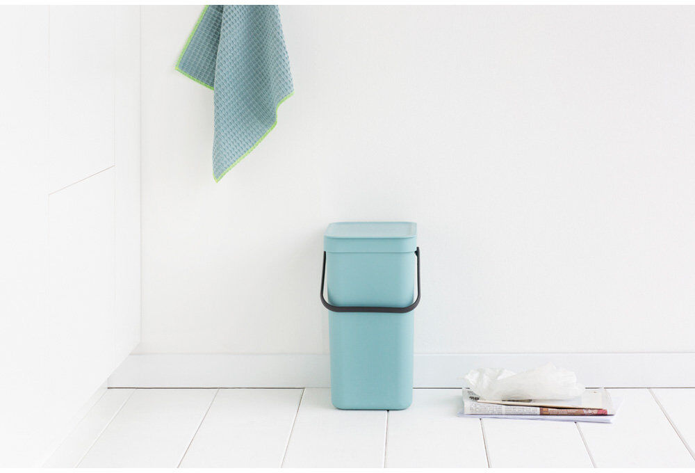 Brabantia Sort & Go 40 Litre Rubbish Bin Soft Beige 25 L