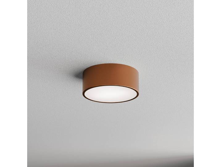 Plafondlamp Cleo, dimbaar, koper, Badkamer, metaal, Plafondlamp badkamer