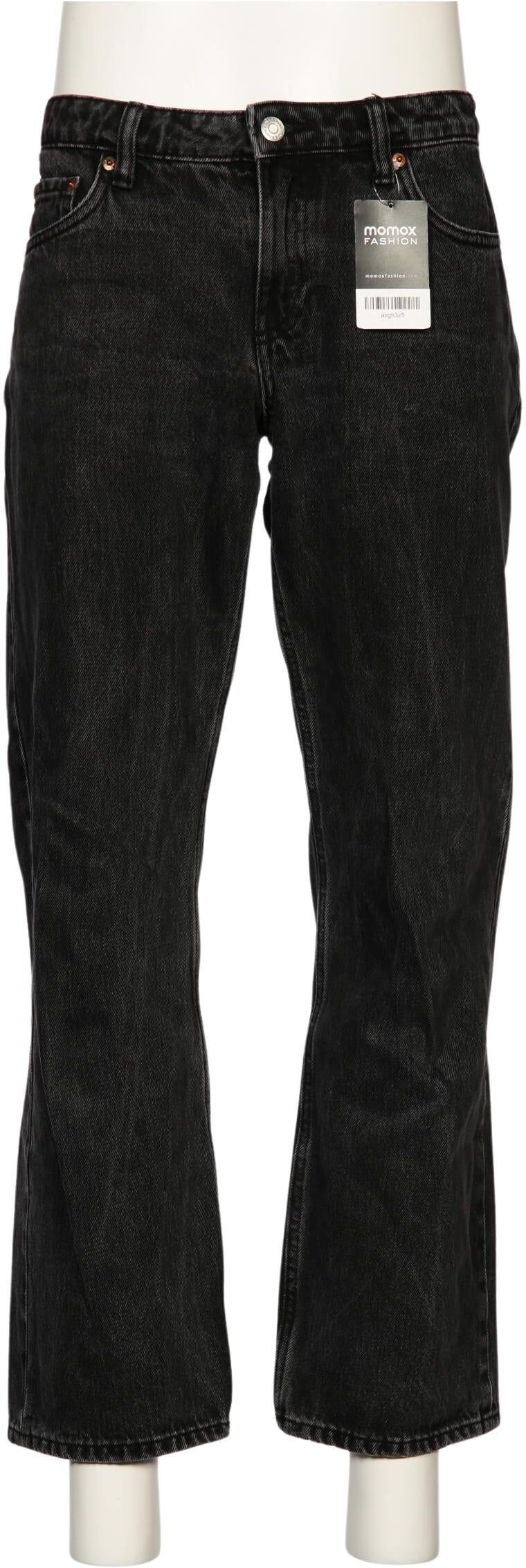 Weekday Damen Jeans, Schwarz, Gr. W30, Baumwolle - Second Hand