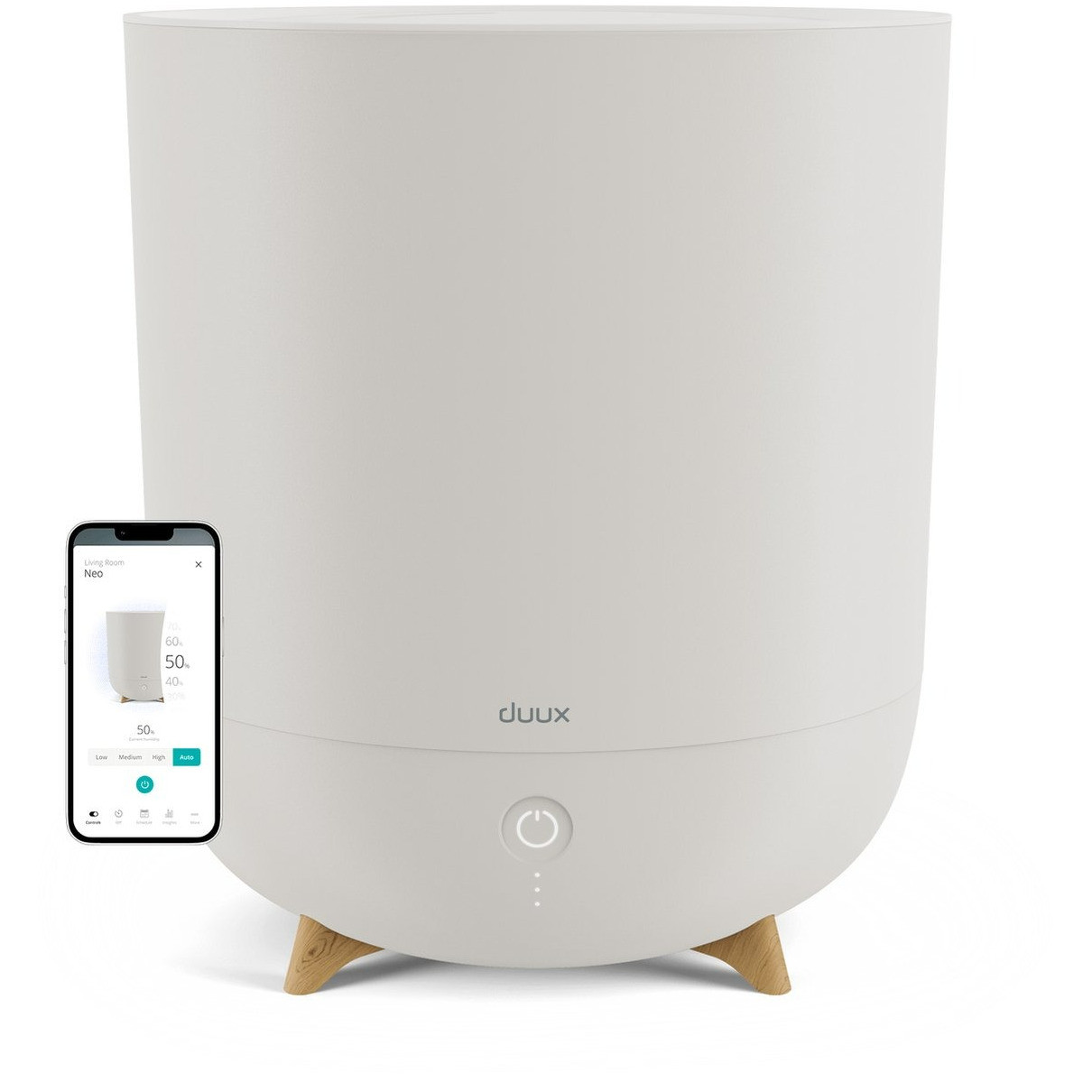 Duux Neo Smart Ultrasonic Luchtbevochtiger met App-besturing Beige of Grijs