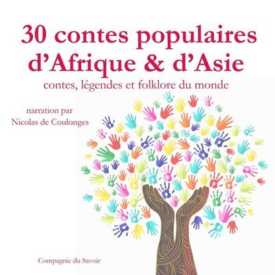 30 contes populaires d'Afrique et d'Asie - Frédéric Garnier, Audio, 9782821103016