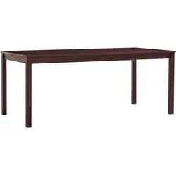 vidaXL Esstisch Dunkelbraun 180 x 90 x 73 cm Kiefernholz