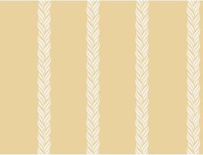 Ronald Redding Braided Stripe Yellow Wallpaper