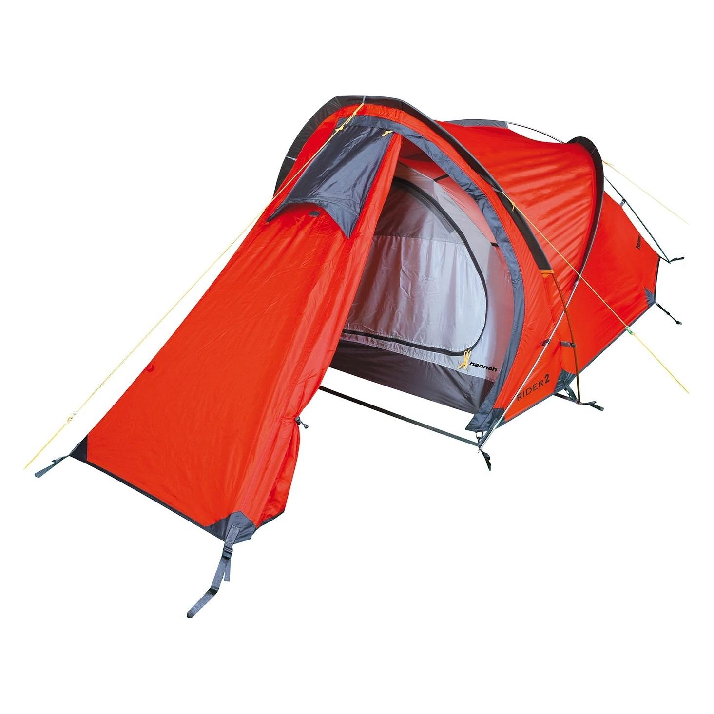 Hannah Outdoor Outdoor Rider 2 Manderin Red II - lichtgewicht tent - 2 persoons - Oranje (Tunnelzelt, 2.93 kg, 2 Personen) (616832)