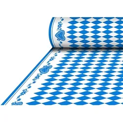 PAPSTAR Tischdecke, stoffähnlich, Airlaid 25 m x 1,18 m "Bayrisch Blau"