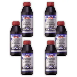 6x Getriebeöl LIQUI MOLY 4420 Hypoid-Getriebeöl (GL5) LS SAE 75W-140 vollsynt 500ml