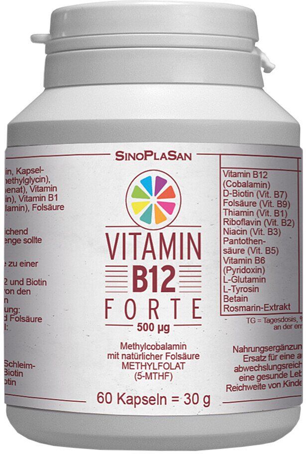 Vitamin B12 Forte 500 [my]g Methylcobalamin Kapsel