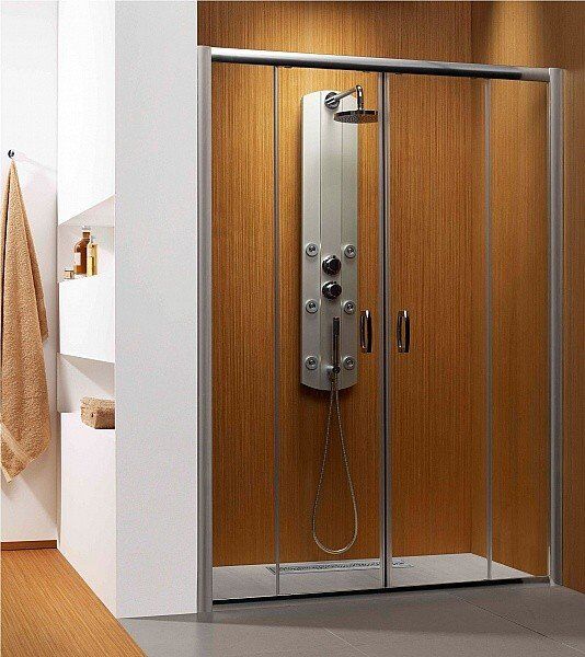 Radaway Premium Plus DWD Drzwi wnękowe 160 szkło fabric 33363-01-06N