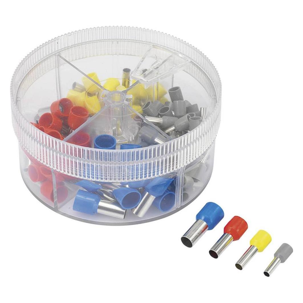 Tru Components Sortimentsdose Aderendhülsen mit Kunststoffkragen (739966)