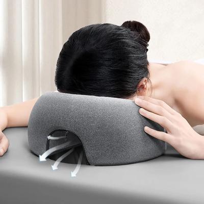 Uplift Essentials Face Down Pillow Memory Foam Desk Nap And Massage Headrest pink