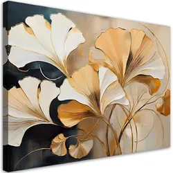 WANDBILD boho laub natur