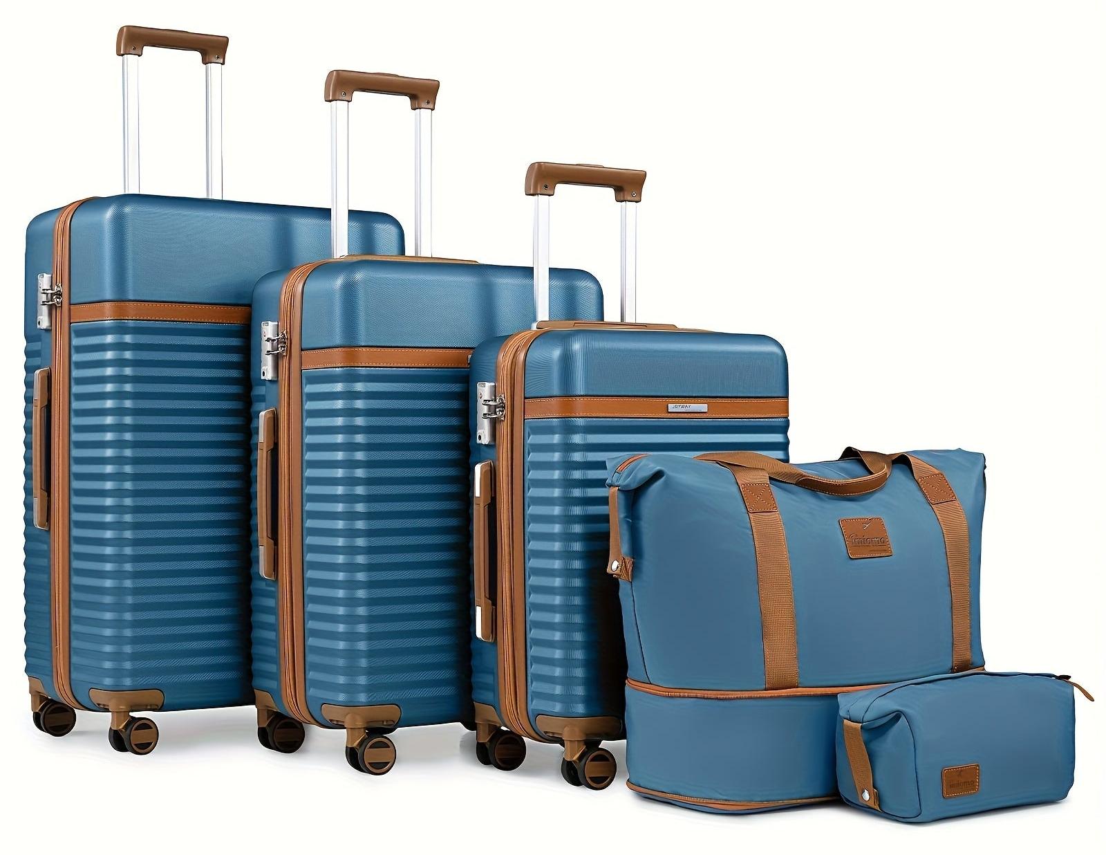 Koffer-Set - Reisekoffer-Set - Handgepäck-Trolley - Hartschalenkoffer - Reisegepäck - ABS-Hartschale