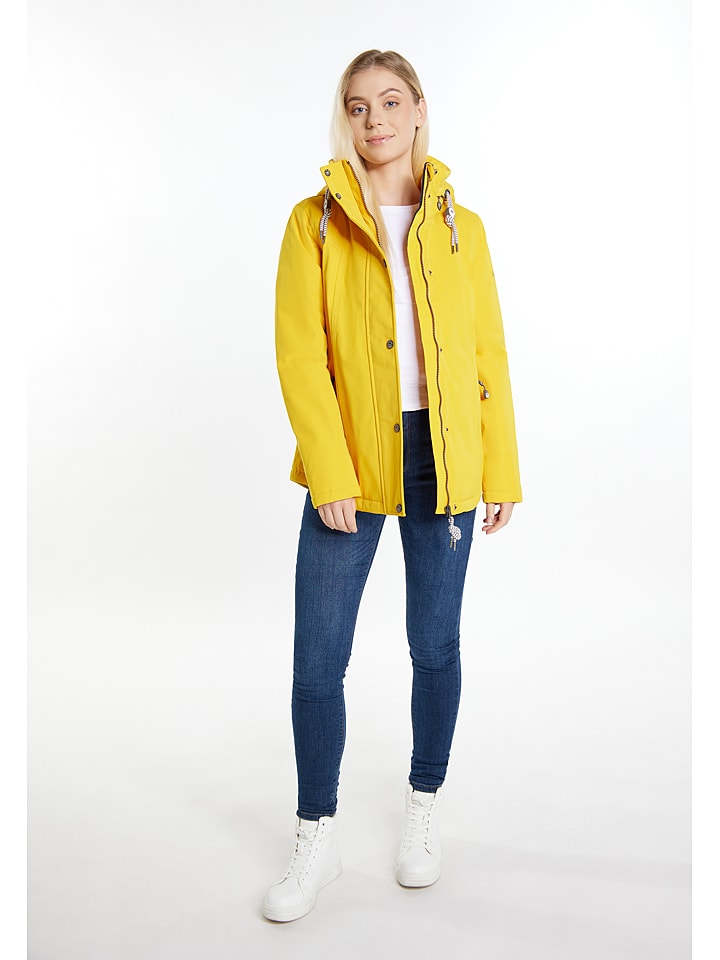 Schmuddelwedda Winterjacke in Gelb - L